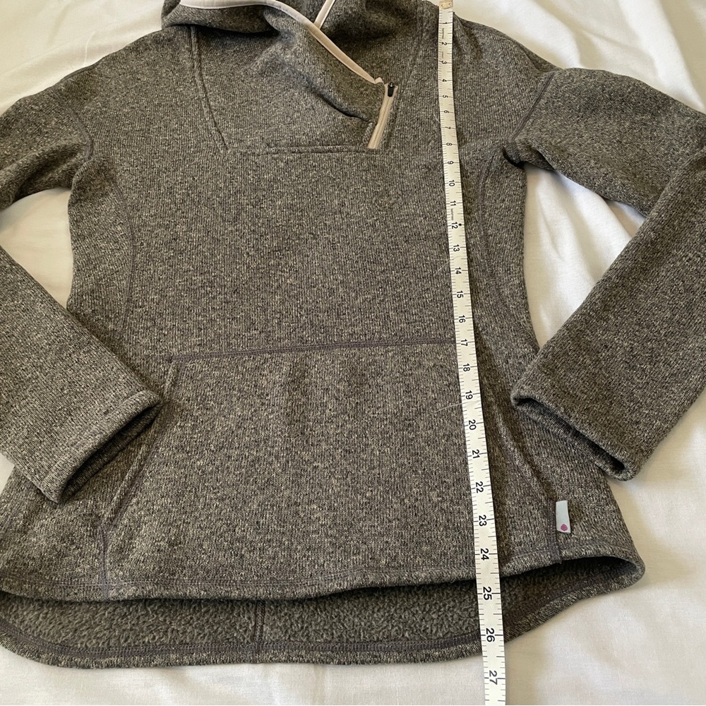 Women's Gray Hooded Top - Picture 7 of 10